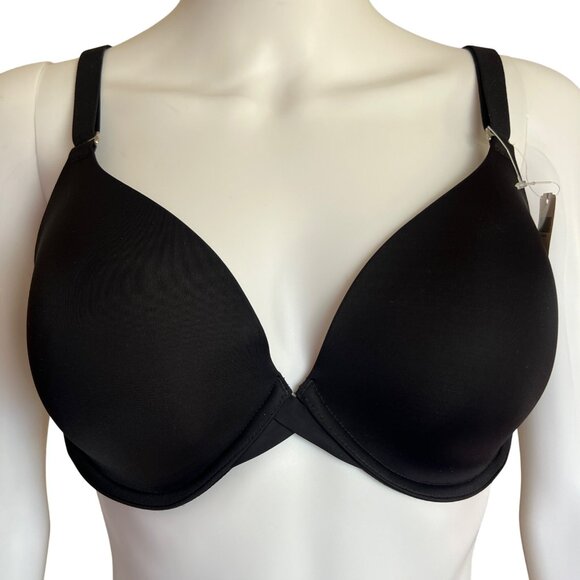 Soma Bra Womens 36D Black Nylon Spandex Full Coverage Adjustable Straps - Picture 1 of 8